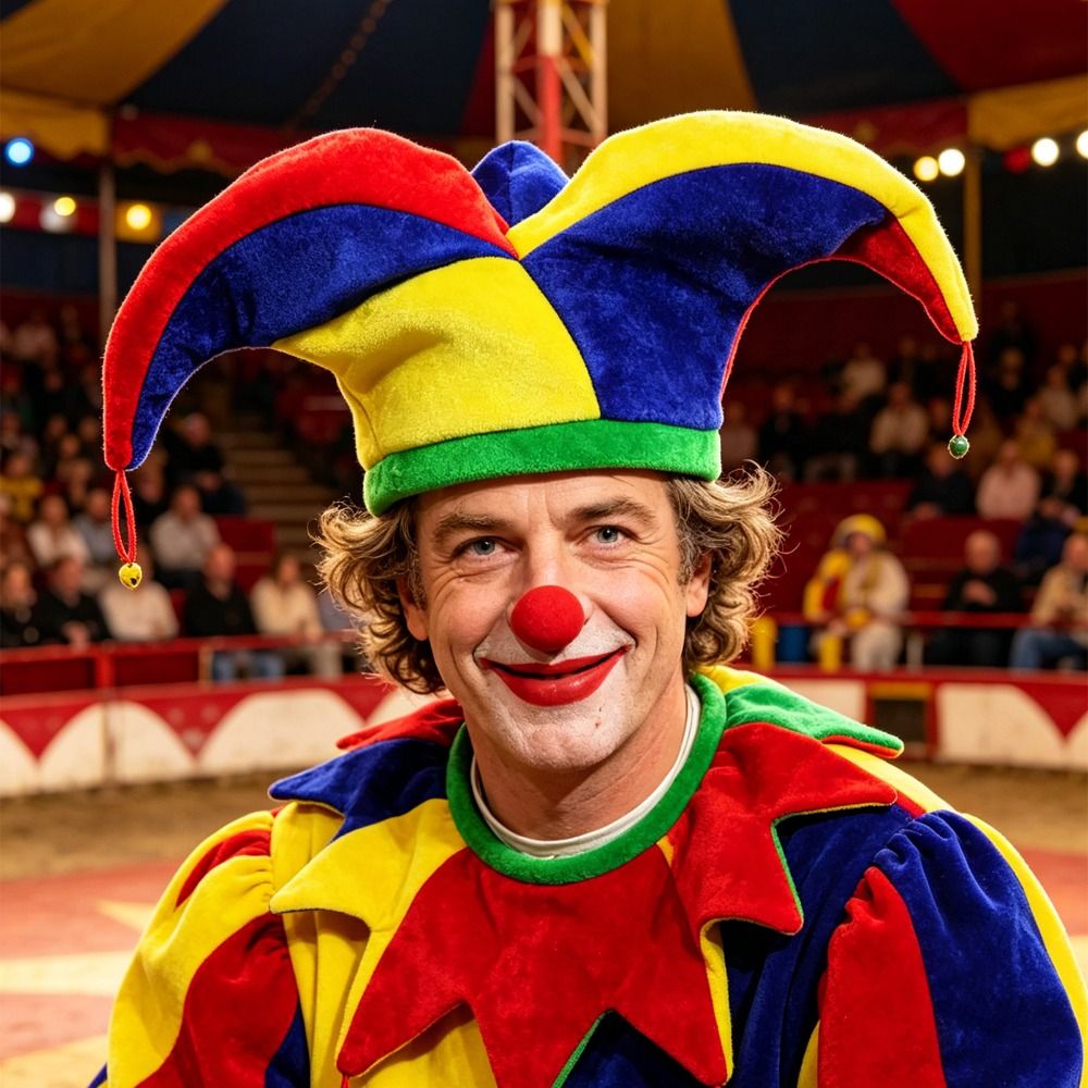 Cosplay Prop Pattern - Cap Prop Veelkleurige Clownhoed Grappig ontwerp