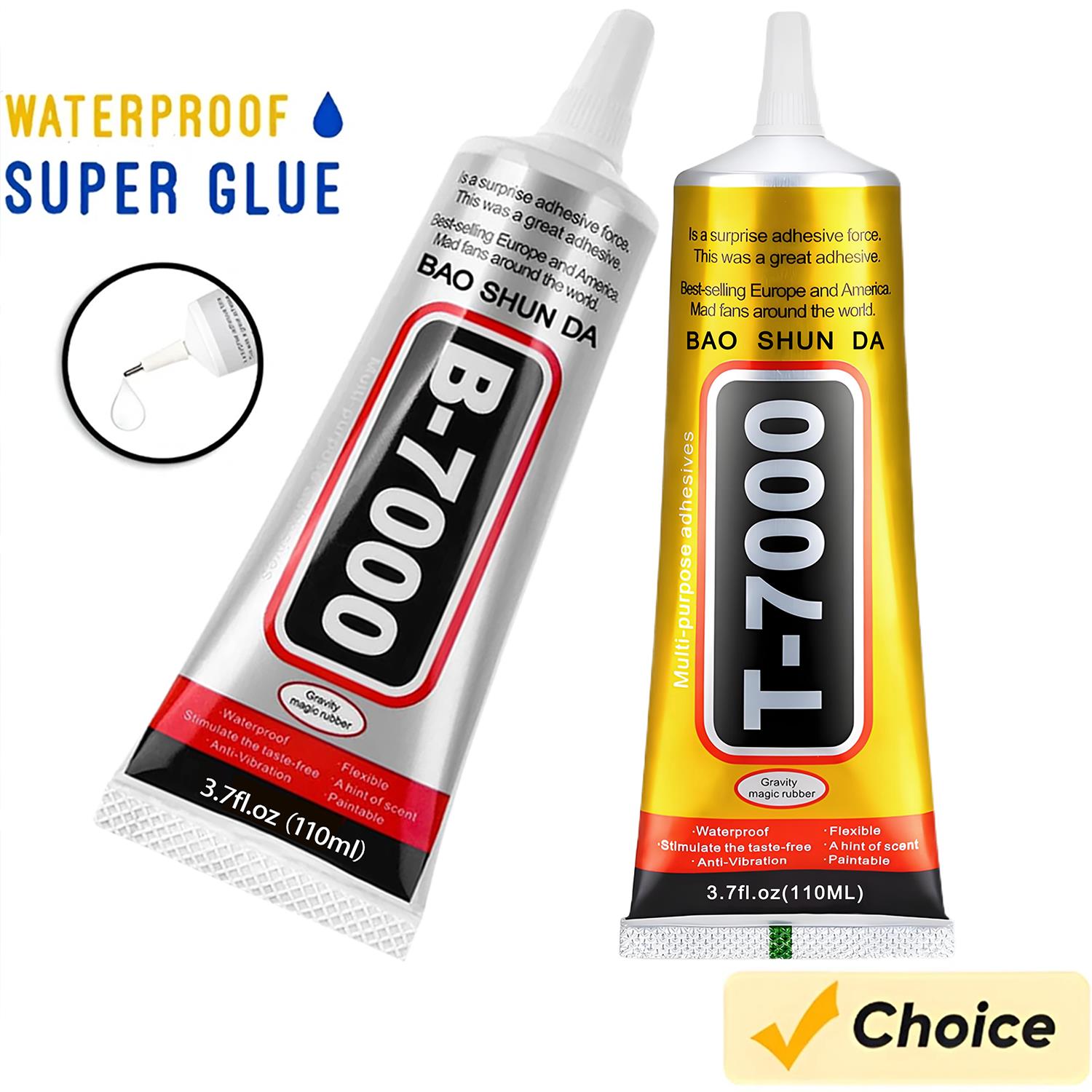 Contact Cement Glue - B-7000 Clear Contact Lijm 15 ml/50