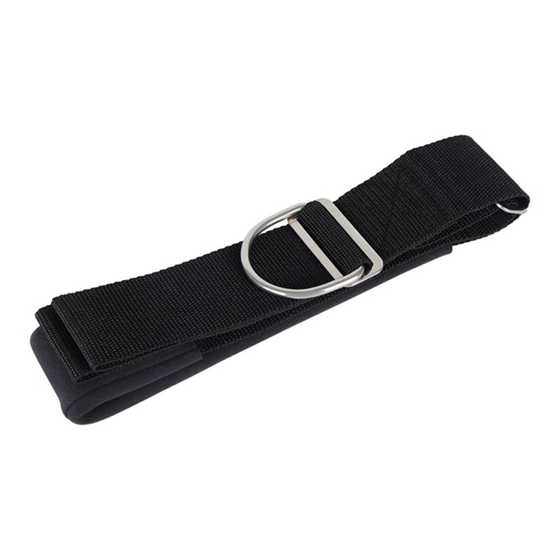D Ring Strap - Duikbackplate voor kruisband met webbing, schuifgesp,