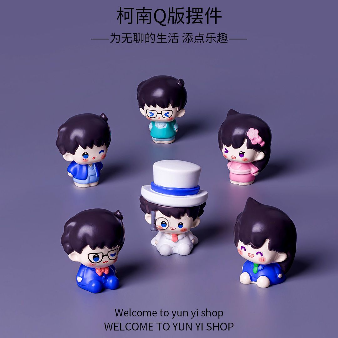 Cosplay Prop Display - Detective Conan Mini Harsen Figuurtjes Creatieve