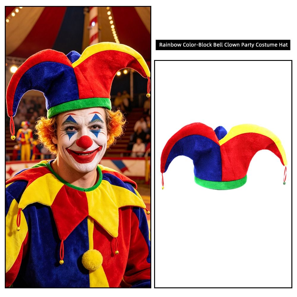 Cap Prop Veelkleurige Clownhoe - Cosplay Prop Pattern recensie en prijs