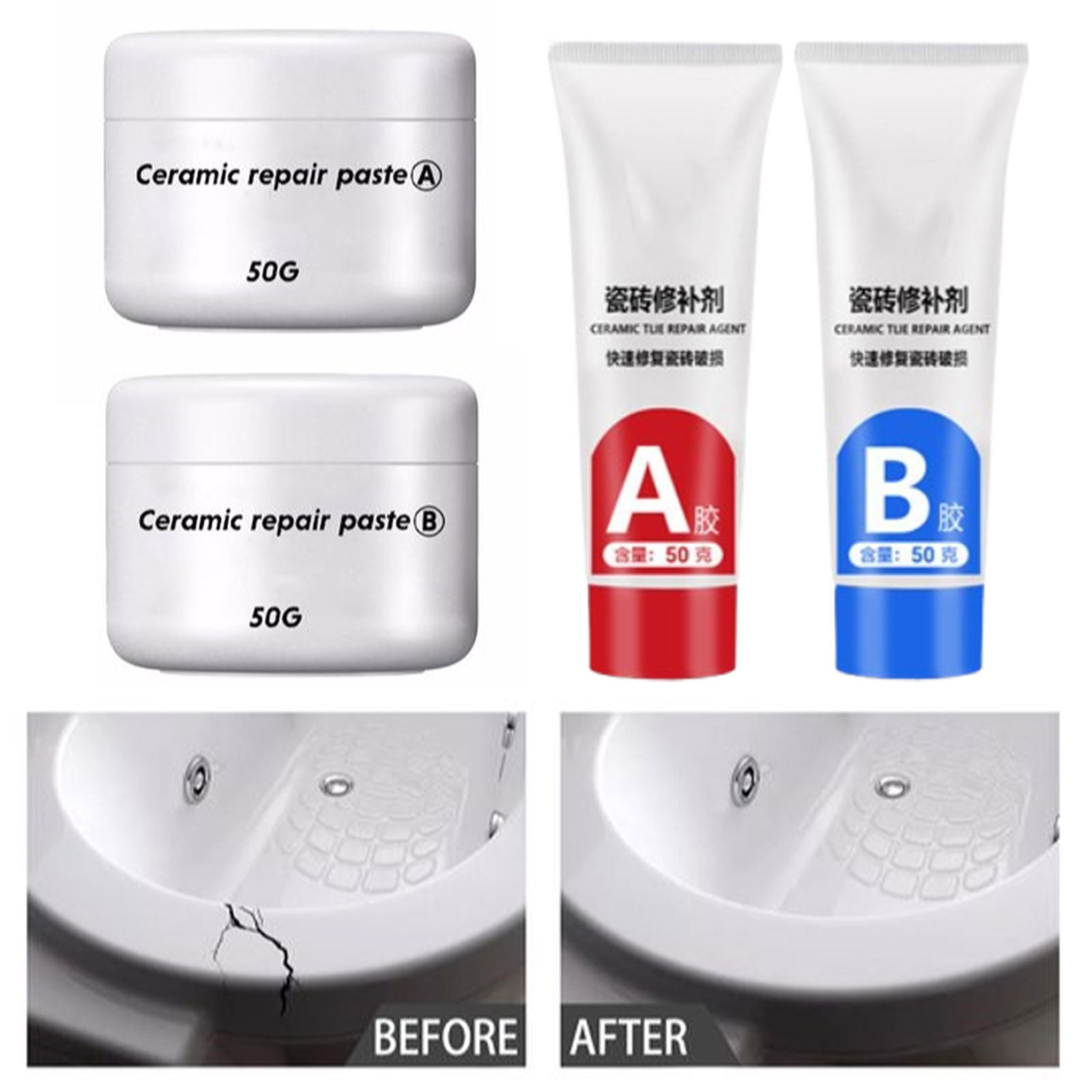 30/100g Tegelreparatiemiddel A - Contact Cement Glue recensie en prijs