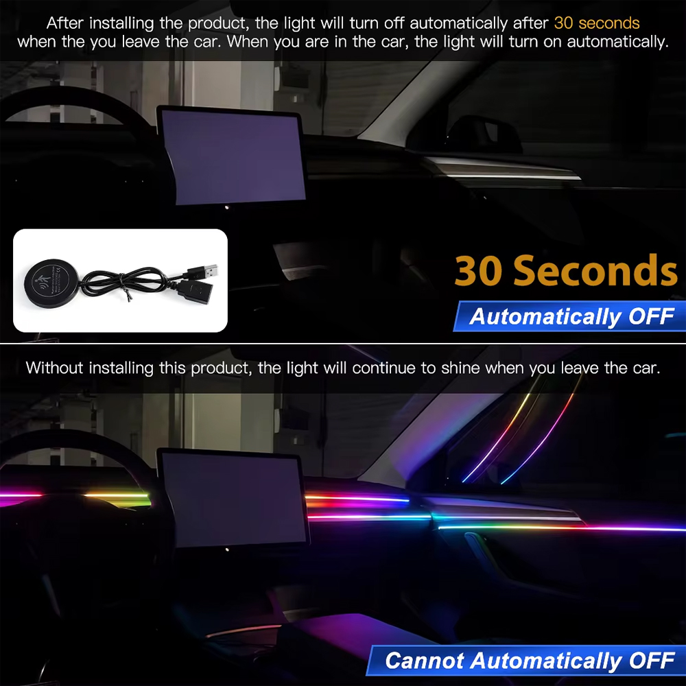 Auto-interieur Omgevingslicht  - Led El Wire recensie en prijs