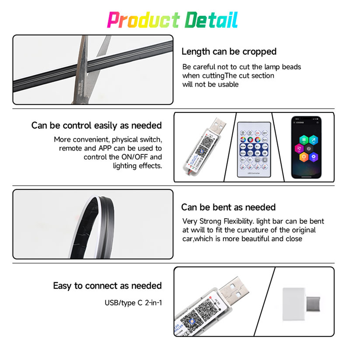 Auto-interieur Omgevingslicht  - Led El Wire recensie en prijs