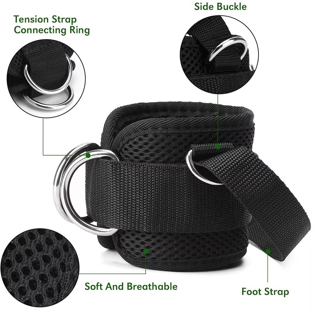 Dubbele D-Ring Gym Enkelbanden - D Ring Strap recensie en prijs