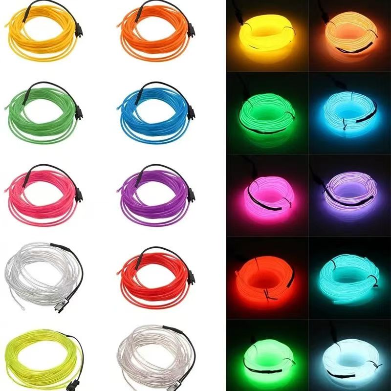 EL Wire 10/5/3/1m Verlichte La - Led El Wire recensie en prijs