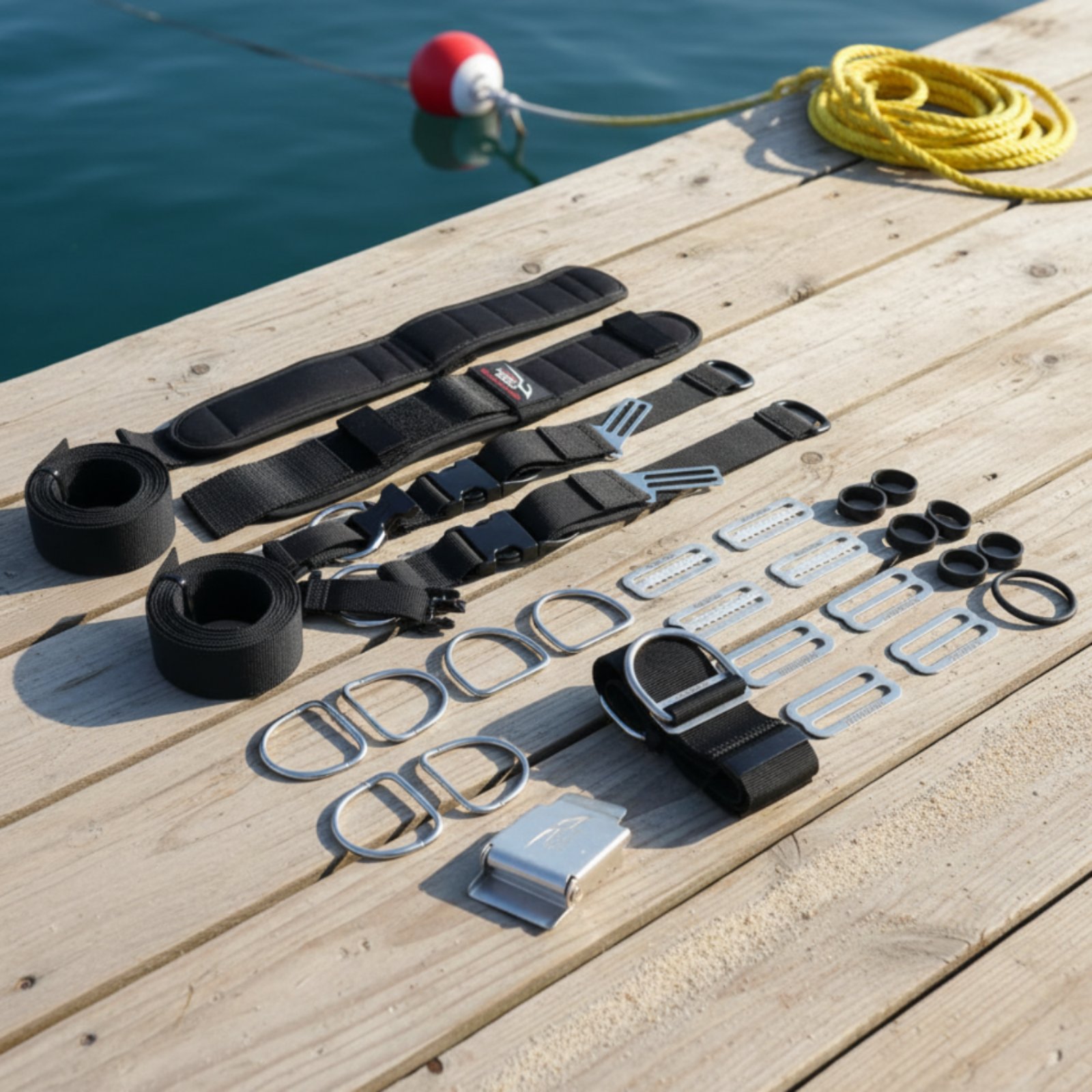 Technisch duikharnas Nylon ban - D Ring Strap recensie en prijs