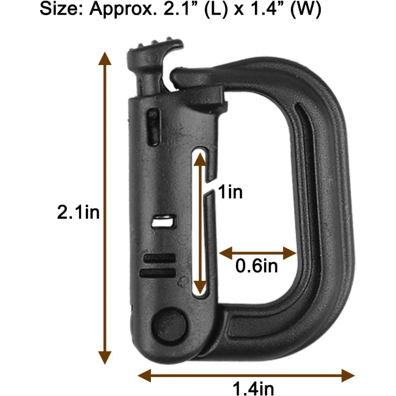 5 Stuks Plastic D-Ring Tactisc - D Ring Strap recensie en prijs